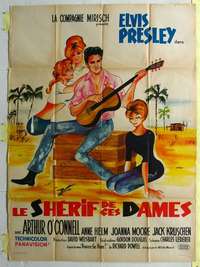 k094 FOLLOW THAT DREAM French one-panel movie poster '62 Elvis Presley, rock!