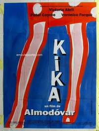 k116 KIKA French one-panel movie poster '93 Pedro Almodovar, comedy!