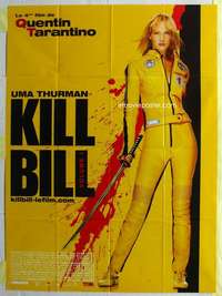 k117 KILL BILL VOL 1 French one-panel movie poster '03 Quentin Tarantino, Uma