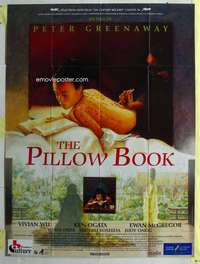 k155 PILLOW BOOK French one-panel movie poster '96 Ewan McGregor, Greenaway