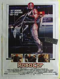 k159 ROBOCOP French one-panel movie poster '87 Paul Verhoeven, classic!
