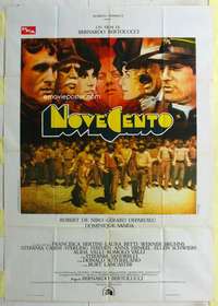 k336 1900 Italian one-panel movie poster '77 Bernardo Bertolucci, De Niro