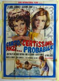 k375 DIARY OF A TELEPHONE OPERATOR Italian one-panel movie poster '69 sexy!