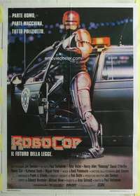 k465 ROBOCOP Italian one-panel movie poster '87 Paul Verhoeven, classic!