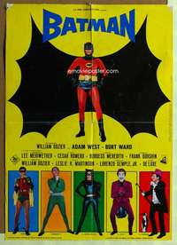 k192 BATMAN large Italian photobusta movie poster '66 Adam West