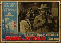 k200 BOOM TOWN Italian photobusta movie poster '40s Gable, Hedy Lamarr