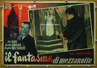 k204 CAT & THE CANARY Italian photobusta movie poster '40s Goddard