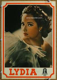 k225 LYDIA Italian photobusta movie poster '41 sexy Merle Oberon!