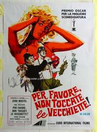 k460 PRODUCERS Italian one-panel movie poster '67 Mel Brooks, Zero Mostel
