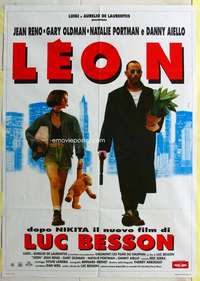k461 PROFESSIONAL Italian one-panel movie poster '94 Leon, Luc Besson