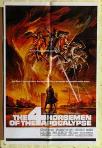 p006 4 HORSEMEN OF THE APOCALYPSE one-sheet movie poster '61 great image!