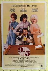p012 9 TO 5 one-sheet movie poster '80 Dolly Parton, Jane Fonda, Tomlin