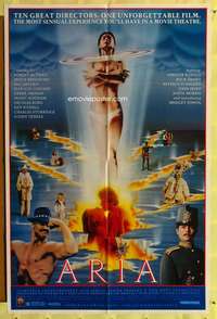 p055 ARIA one-sheet movie poster '87 Robert Altman, Roeg, Russell, Godard