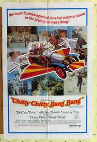 p155 CHITTY CHITTY BANG BANG style B one-sheet movie poster '69 Dick Van Dyke