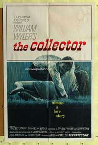 p167 COLLECTOR one-sheet movie poster '65 Terence Stamp, Samantha Eggar