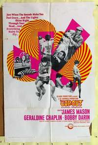 p174 STRANGER IN THE HOUSE one-sheet movie poster '68 James Mason, Geraldine Chaplin