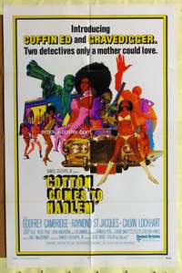 p176 COTTON COMES TO HARLEM int'l one-sheet movie poster '70 G. Cambridge