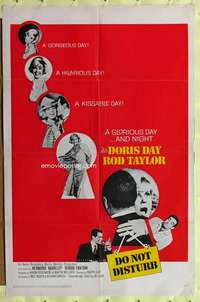 p243 DO NOT DISTURB one-sheet movie poster '65 Doris Day, Rod Taylor