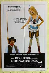 p256 DUCHESS & THE DIRTWATER FOX style C one-sheet movie poster '76 Hawn