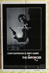 p283 ENFORCER one-sheet movie poster '77 Clint Eastwood, Dirty Harry!