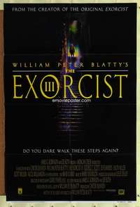 p287 EXORCIST 3 int'l one-sheet movie poster '90 George C. Scott, Blatty