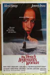 p330 FRENCH LIEUTENANT'S WOMAN one-sheet movie poster '81 Meryl Streep