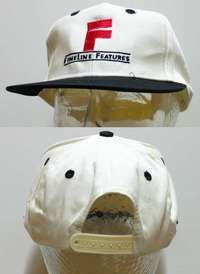 m039 FINE LINE FEATURES white special promotional movie hat '90s New Line division