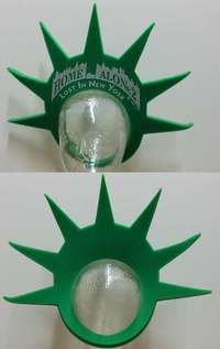 m022 HOME ALONE 2 green foam special promotional movie visor '92 Lady Liberty!