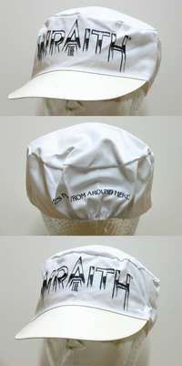m012 WRAITH 2 white special promotional movie hats '86 he's not from around here!