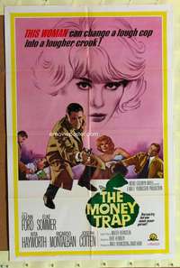 p532 MONEY TRAP one-sheet movie poster '65 Glenn Ford, Elke Sommer