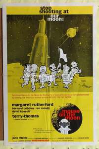 p537 MOUSE ON THE MOON int'l one-sheet movie poster '63 Margaret Rutherford