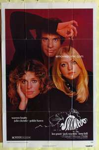 p705 SHAMPOO one-sheet movie poster '75 Warren Beatty, Christie, Hawn