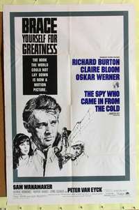 p735 SPY WHO CAME IN FROM THE COLD one-sheet movie poster '65 Richard Burton