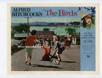 s251 BIRDS movie lobby card #4 '63 Alfred Hitchcock, Tippi Hedren