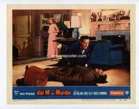s133 DIAL M FOR MURDER movie lobby card #1 '54 Grace Kelly, Milland