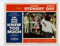 s187 MAN WHO KNEW TOO MUCH movie lobby card #4 '56 Stewart, Doris Day