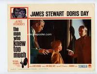 s197 MAN WHO KNEW TOO MUCH movie lobby card #3 R60s Stewart saves son