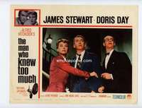 s195 MAN WHO KNEW TOO MUCH movie lobby card #8 R60s James Stewart, Day