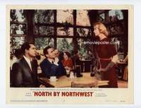 s225 NORTH BY NORTHWEST movie lobby card #7 '59 Grant, Saint, Mason