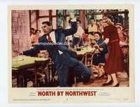s228 NORTH BY NORTHWEST movie lobby card #8 '59 Saint shoots at Cary!