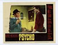 s234 PSYCHO movie lobby card #2 '60 Anthony Perkins, Martin Balsam