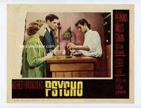 s235 PSYCHO movie lobby card #4 '60 Perkins, Vera Miles, Hitchcock