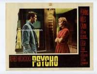 s231 PSYCHO movie lobby card #6 '60 Janet Leigh & Anthony Perkins