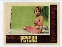 s230 PSYCHO movie lobby card #7 '60 half clad very bad Janet Leigh!