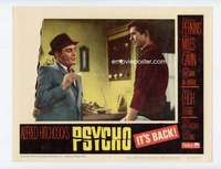 s242 PSYCHO movie lobby card #2 R65 Anthony Perkins, Martin Balsam