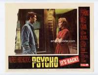 s239 PSYCHO movie lobby card #6 R65 Janet Leigh & Anthony Perkins