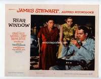 s140 REAR WINDOW movie lobby card #7 '54 Stewart, Grace Kelly, Ritter