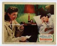 s054 SPELLBOUND #5 movie lobby card '45 Bergman & dreaming Peck!