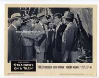 s120 STRANGERS ON A TRAIN movie lobby card #4 R57 Granger at carnival!