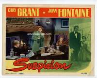s018 SUSPICION #7 movie lobby card '41 Joan Fontaine & Dame May Whitty